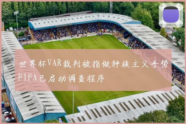 世界杯VAR裁判被指做种族主义手势FIFA已启动调查程序